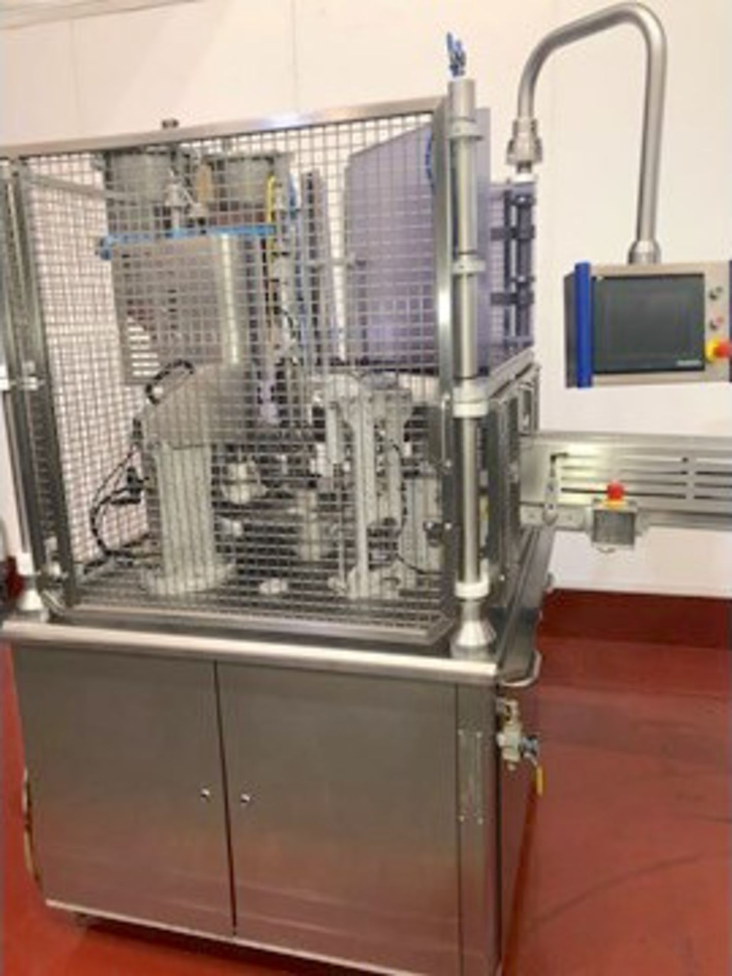 PA Fastfill rotary filling and sealing machine. Pot diameter 120mm. Touch screen LO £100