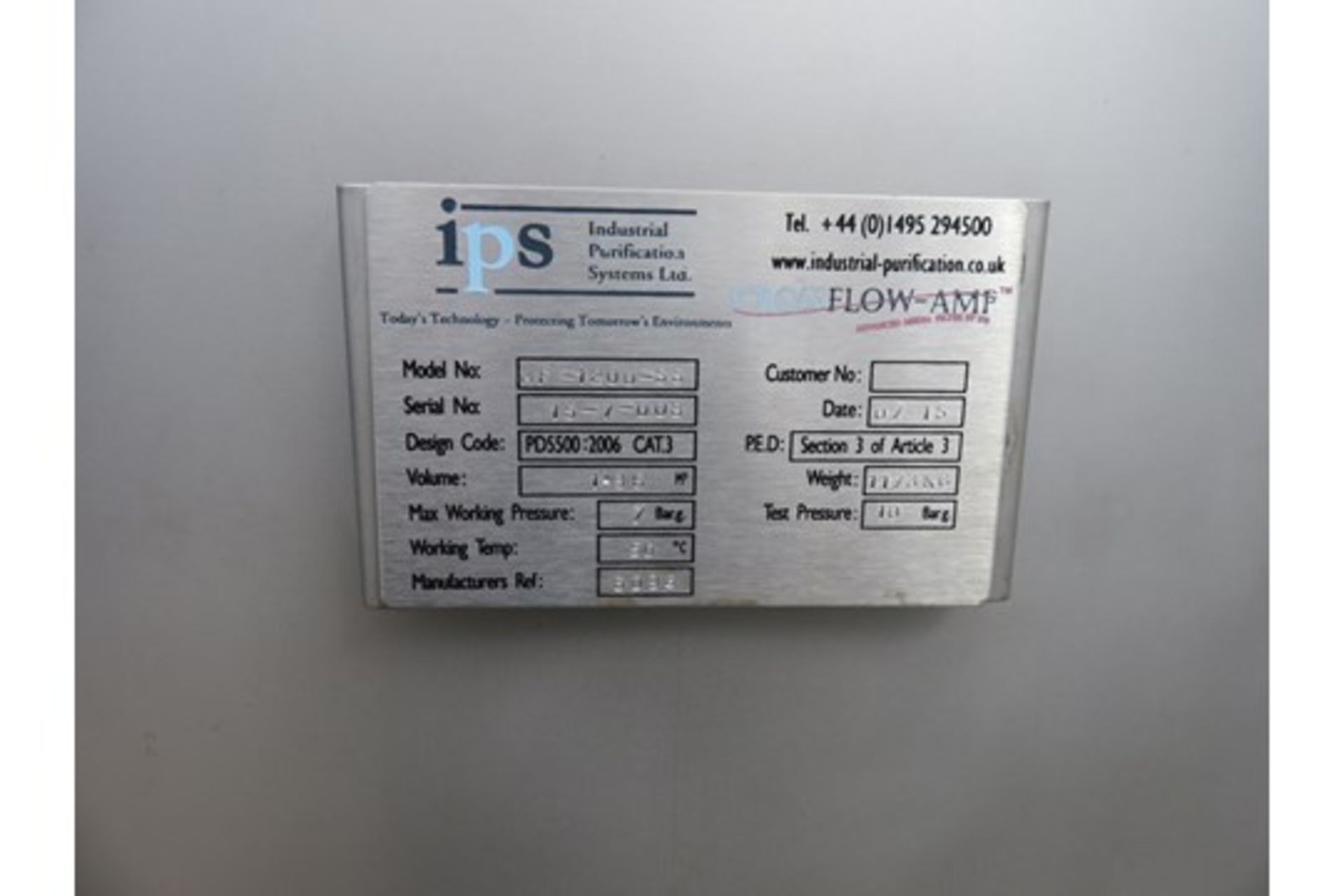 IPS S/s 1,500 litre Year 2015. Lift Out £600 - Bild 5 aus 5