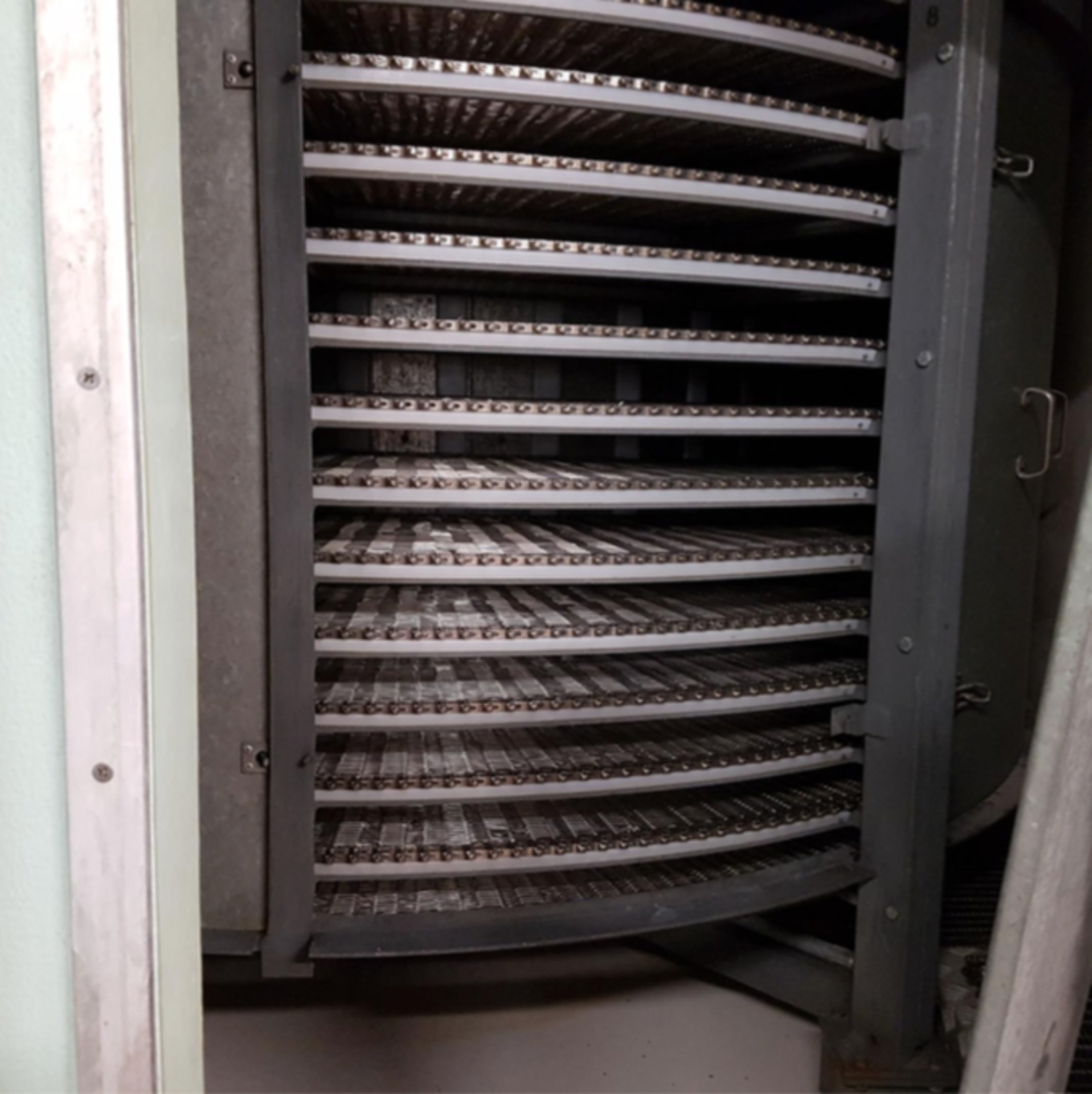 Frigoscandia Midget sprial freezer. 24 tier. 400mm s/s belt width. 60m pitch. skid mounted + box - Image 6 of 10