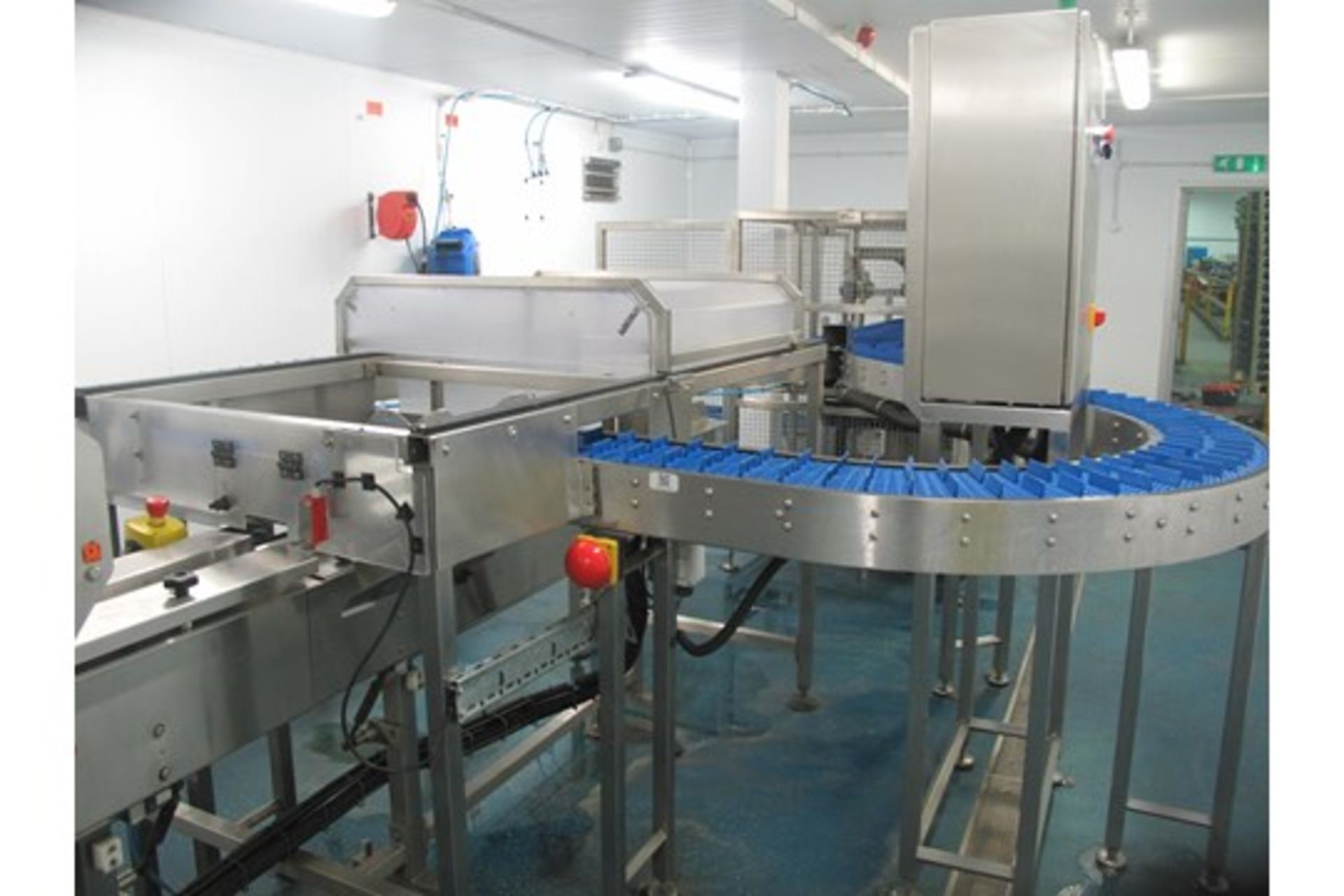 Complete cucumber cutting and packing line consists of: Redpack Flow-wrapper P325SP, twin spooling - Image 4 of 8