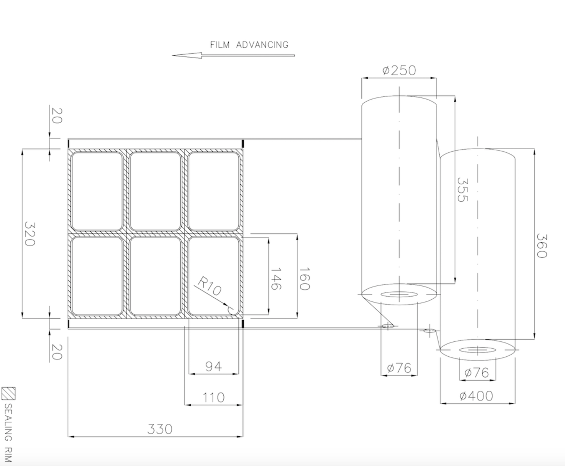 Ilpra Formpack F1 Thermoformer. Year 2012. 3 Across - Image 6 of 7