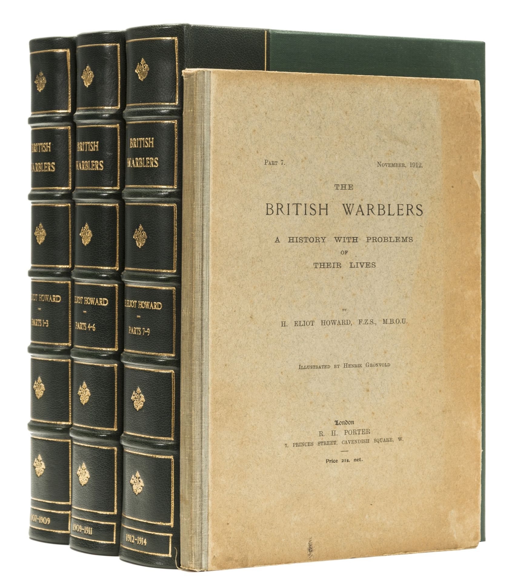 Birds.- Howard (Henry Eliot) The British Warblers, 2 vol. in 10 parts (1-9 & 9*), 1907-14.