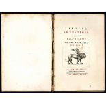 Cocchi Antonio. Lettera ad una sposa tradotta dall'inglese da una fanciulla mugellana. In Firenze: …