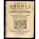 Argoli Andrea. Ephemerides iuxta Tychonis hypotheses Et è Coelo deductas observationes. Tomus …