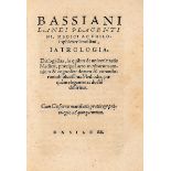 Landi Bassiano. Iatrologia. Dialogi duo, in quibus de universae artis medicae, praecipuè vero …