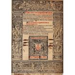 Jacobus de Voragine. Opus aureum et legende insignes sanctorum sanctarumque cum hystoria …