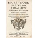 Buonanni Filippo. Ricreatione dell'occhio e della mente nell'osservation' delle chiocciole, …