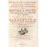 Lancisi Giovanni Maria. Dissertatio historica de bovilla peste, ex Campaniæ finibus anno 1713. …