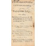 Fuller Thomas. Pharmacopoeia extemporanea sive præscriptorum sylloge, in qua remediorum …