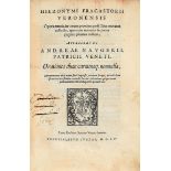 Fracastoro Girolamo. Opera omnia, in unum proxime post illius mortem collecta [...] Accesserunt …