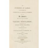 Smallpox & Vaccination.- Jenner (Rev. George Charles) The Evidence at Large...Respecting Dr …