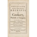 Food & Drink.- Kettilby (Mary) A Collection of above Three Hundred Receipts in Cookery, Physick …