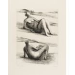 Henry Moore (1898-1986) Two Reclining Figures (Cramer 466)