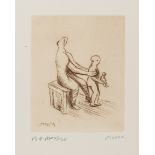 Henry Moore (1896-1986) Mother and Child (Cramer 704)