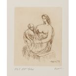 Henry Moore (1896-1986) Mother and Child (Cramer 705)