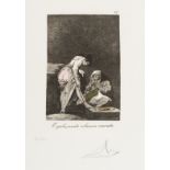 Salvador Dali (1904-1989) Plate 17 (From Les Caprices de Goya de Dali) (M & L 864; Field 77-3-64)