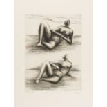 Henry Moore (1898-1986) Two Reclining Figures (Cramer 467)