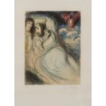 Marc Chagall (1887-1985) Sarah and Abimelech