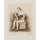 Henry Moore (1896-1986) Mother and Child (Cramer 708)