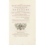 Newton (Isaac).- Algarotti (Francesco) l newtonianismo per le dame, ovvero Dialoghi sopra la luce, …