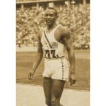 Sport.- A group of sporting press phtographs and postcards, including Jesse Owens at 1936 …