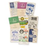 Sport.- Football.- , A good group of programmes and related ephemera for the late 1940s and 1950s, …
