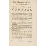 Bedford (Arthur) Horæ Mathematicæ Vacuæ: or, a Treatise of the Golden and Ecliptick Numbers, first …