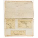 Zoology.- English School (1820s) An album of 288 drawings of primates, big cats, marsupials, …