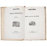 Frontinus Sextus Iulius. Opera. Venetiis: Excudit Joseph Antonelli, 1855.