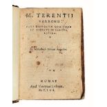 Varro Marcus Terentius. Pars librorum quattuor et viginti De lingua Latina. Ex bibliotheca Antonii …