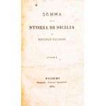 Palmeri Niccolò. Somma della storia di Sicilia... Volume I [-V]. Palermo: Stamperia Francesco …