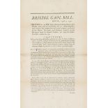 Bristol.- Bristol Gaol Bill. Bristol, August 4, 1792. Objections to an Act lately obtained for …