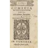 Gelli (Giovanni Battista) La Sporta. Comedia...nuovamente ristampata, Florence, Giunti, 1566 & …