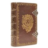 Binding.- , L'Office de la Quinzaine de Pasque, Latin-François, in contemporary red morocco, …