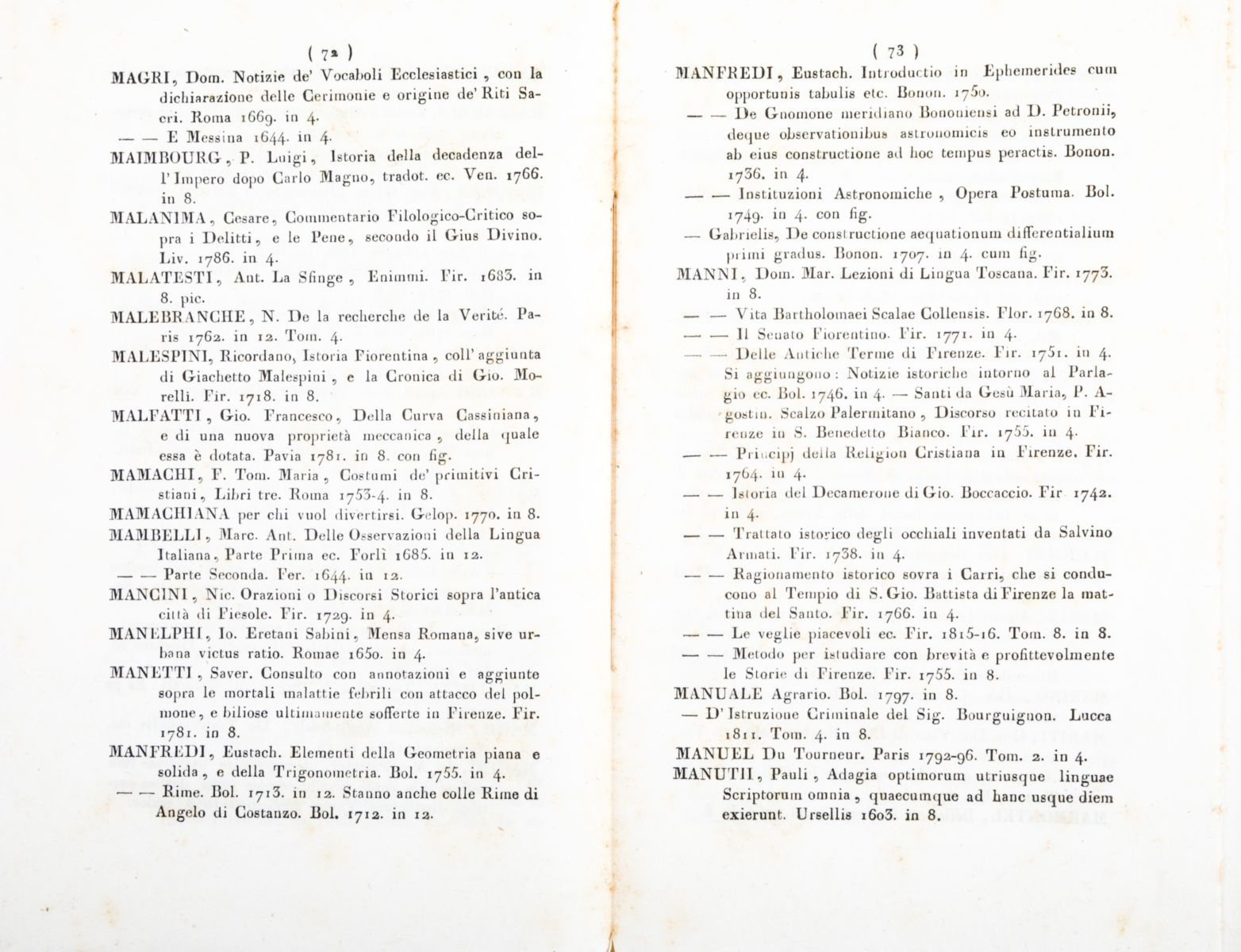 Biblioteca Rivani. Catalogo della libreria di Alessandro Rivani donata alla Società Colombaria … - Image 5 of 5