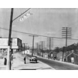 Walker Evans (1903-1975) Roadside Gas Station and Miners' Houses, Lewisburg, Alabama, 1935