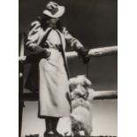 Fashion, Two ferrotyped gelatin silver prints, 1930s.