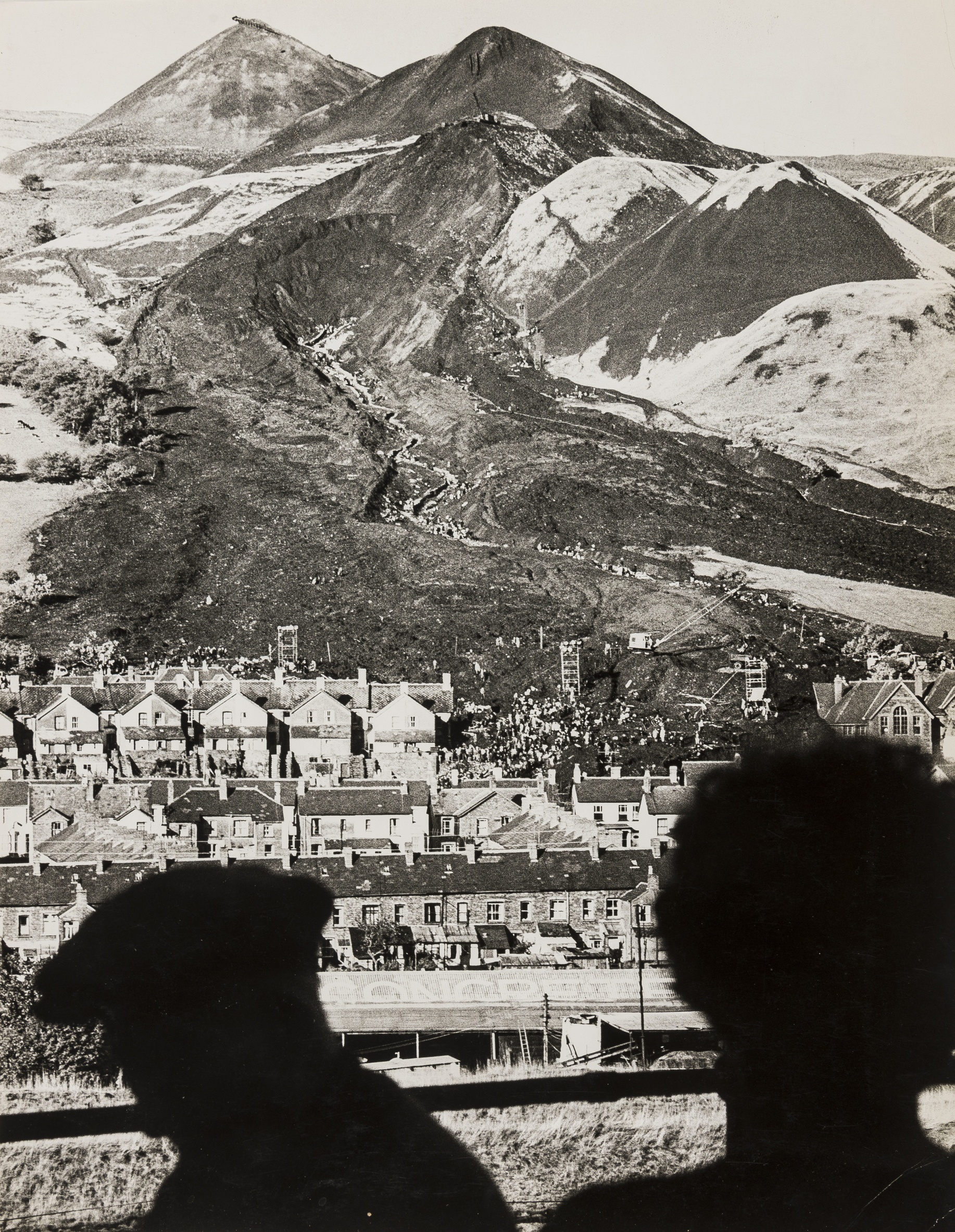 Peter Johns (active 1950s - 1970s) Aberfan, The Following Day, 1966