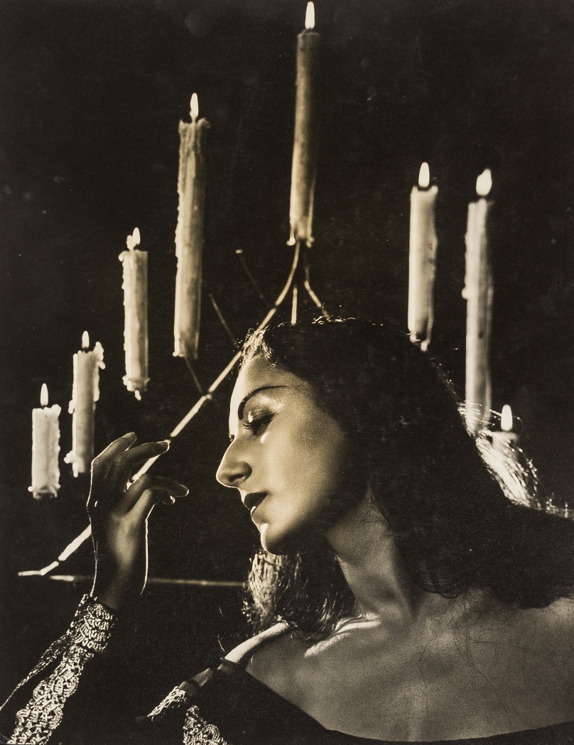 Angus McBean (1904-1990) Marika Rivera, Spanish Studies, Athelhampton House, Dorset, 1946 - Image 4 of 4