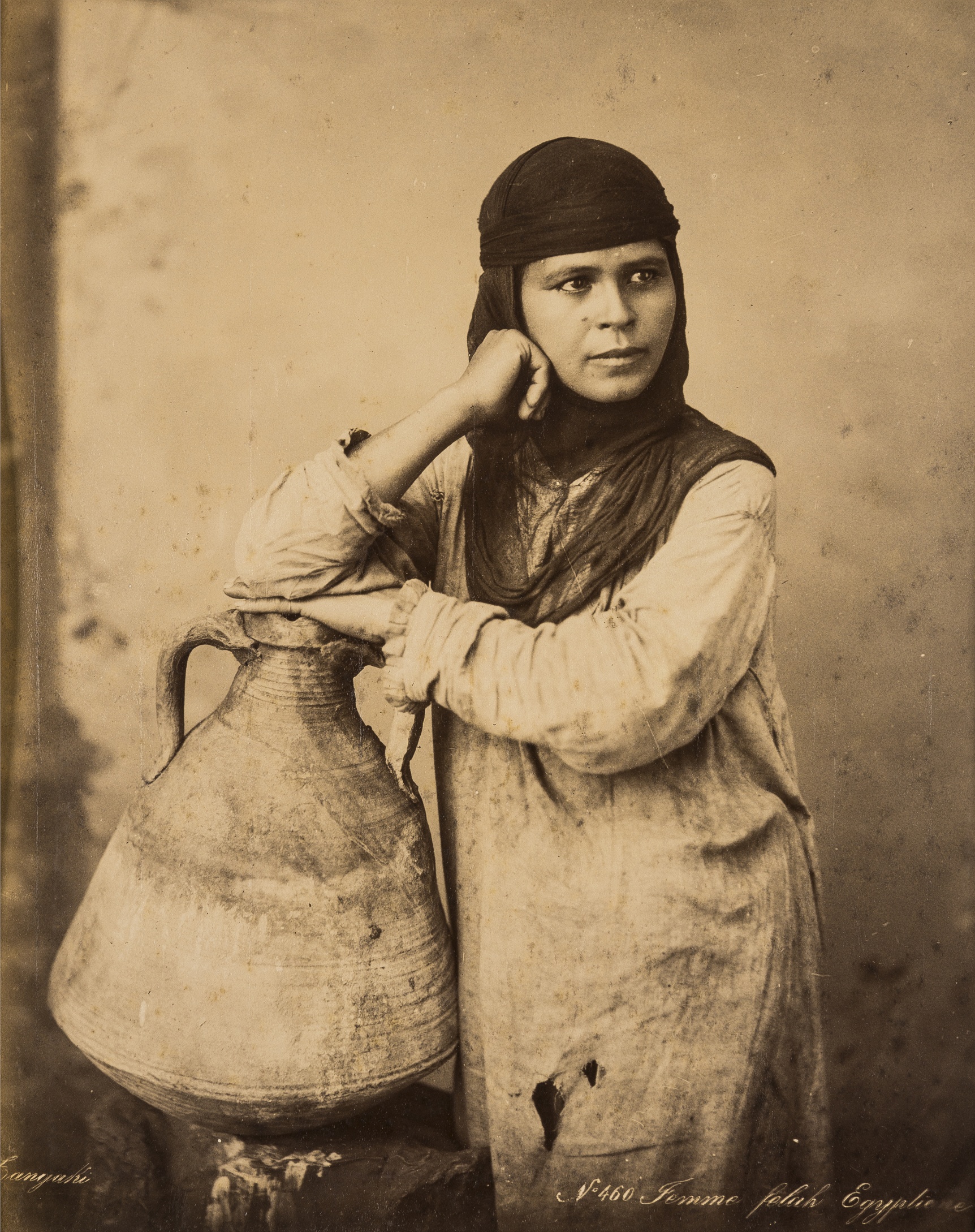 Egypt.- Brothers (Zangaki, active 1870s-1890s) Fellah Woman, Egypt, 1880s.