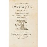 Elzevier.- Heinsius (Daniel) Poematum, Leiden, Matthew & Bonaventure Elzevier, 1621; and Gilberti, …
