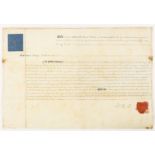 Wellington (Arthur Wellesley, first Duke of) ACommission appointing Abel Rouse Dollin a Deputy …