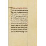 Calligraphic manuscript.- Hewitt (Graily).- Belloc (Hillaire) The Roman Road, calligraphic …