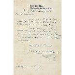 Dickens (Charles) Autograph Letter signed to Charles Edmonds, 1866, "The engagements of the time …