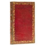 Binding.- [Blank Address Book], 18thC red morocco, gilt.