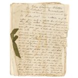 Whittier (John Greenleaf).- John Greenleaf Whittier Quaker-poet of Massachusetts, manuscript, 1858.