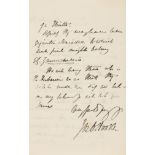 Geology.- Hooker (Joseph Dalton) 2 Autograph Letters signed, 1884; and c. 30 other letters from …