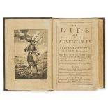 Defoe (Daniel) The Life and Strange Surprising Adventures of Robinson Crusoe, vol.1 only (of 3), …