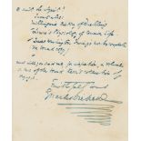 Dickens (Charles) 2 Autograph Letters signed to ?Charles Edmonds, 1862, "Can you recommend me any …