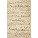 New York.- Nichols (F.) Autograph Letter signed to William Fothergill, Wensleydale, Yorkshire, New …